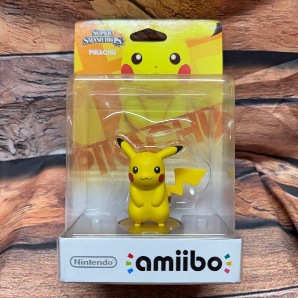 Nintendo Pikachu Amiibo Super Smash Bros Series Figure Brand New Sealed Pokemon
